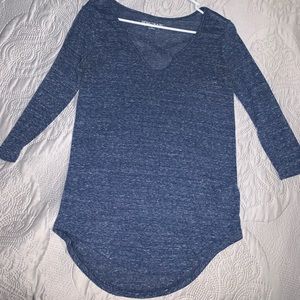 Mudd 3/4 Sleeve with Criss Cross V-neck